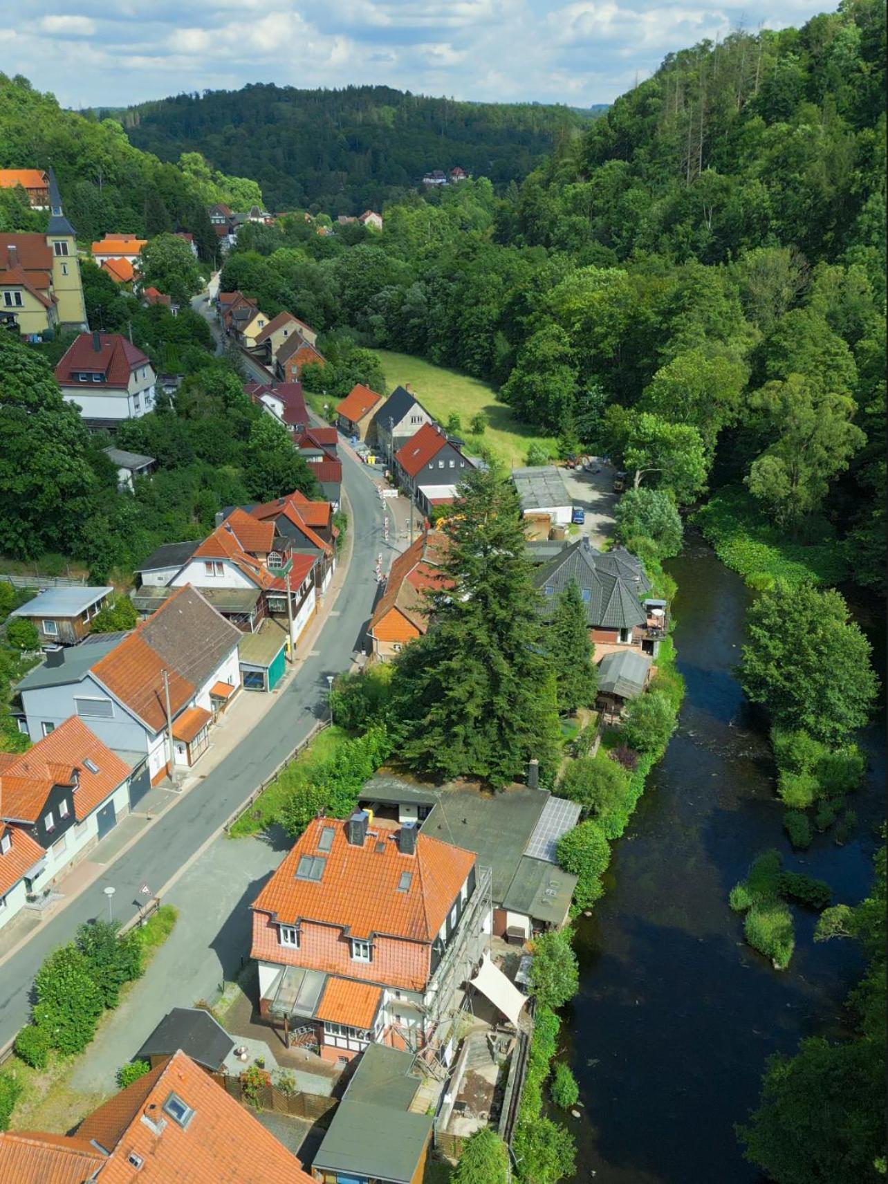 Haus Ludwig - Saniertes Fachwerkhaus Im Harz - 12 Personen Thale Exterior foto